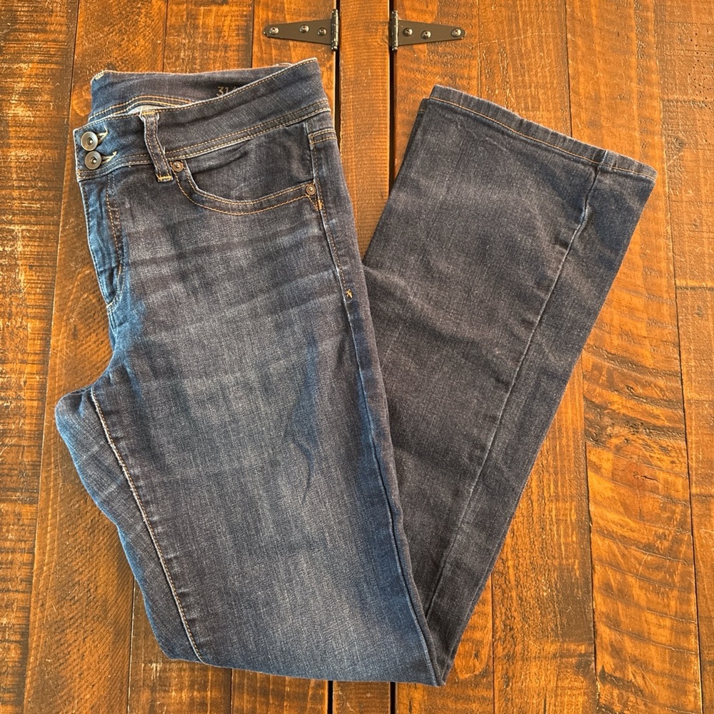 JCP Super Soft Premium Denim Bootcut Jeans Women's Size 12/31 Like New